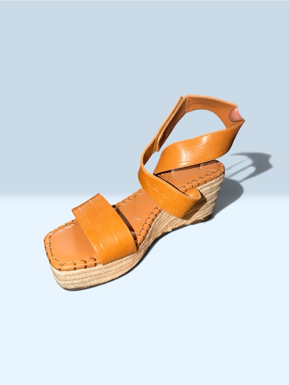 Women’s Tan Espadrille Wedge Sandals